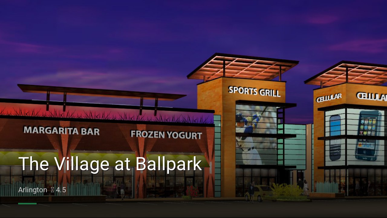 The Village at Ballpark - Sports Bars in Arlington
