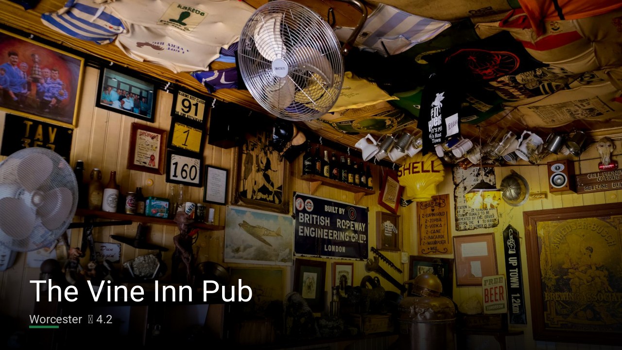 The Vine Inn Pub — Pubs in Worcester
