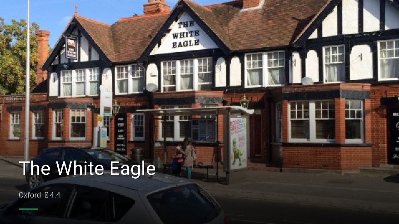 The White Eagle - Sports Bars in Oxford