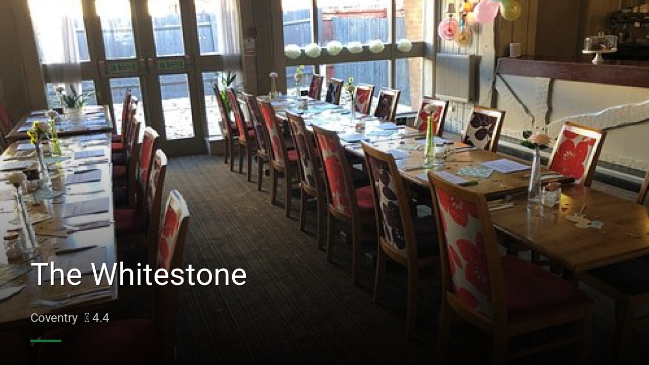 The Whitestone - Sports Bars in Coventry