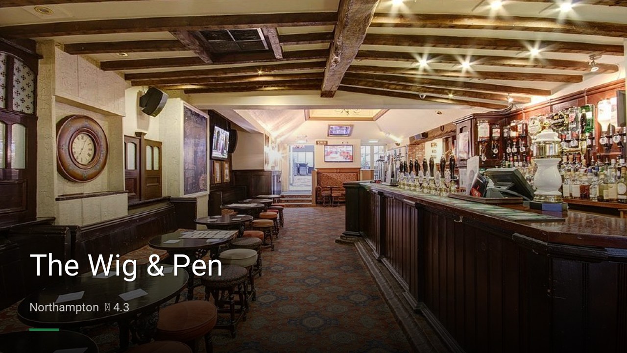 The Wig & Pen - Sports Bars in Northampton