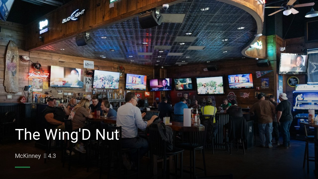 The Wing'D Nut - Sports Bars in McKinney