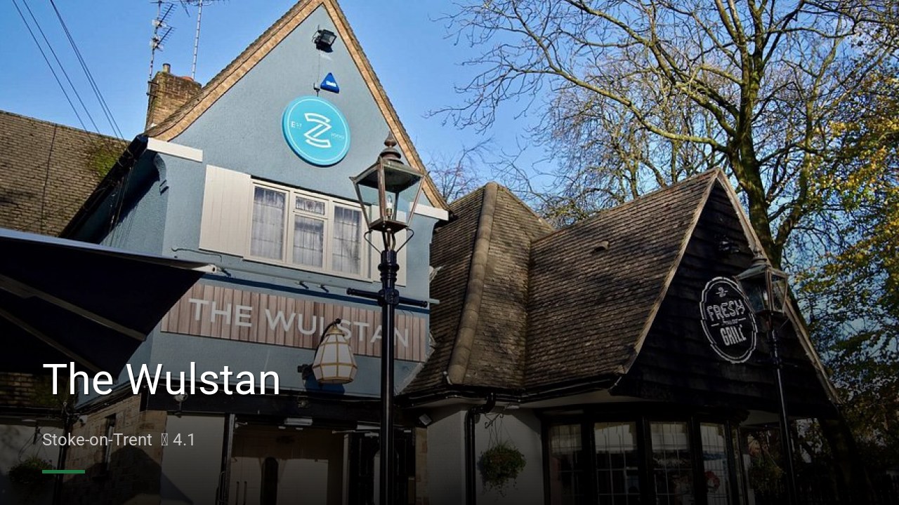 The Wulstan - Sports Bars in Stoke-on-Trent