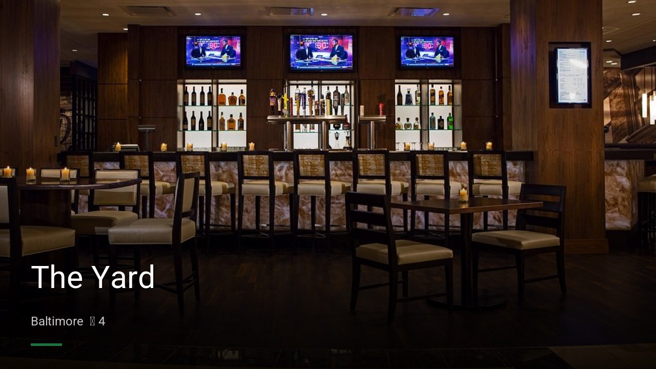 The Yard - Sports Bars in Baltimore