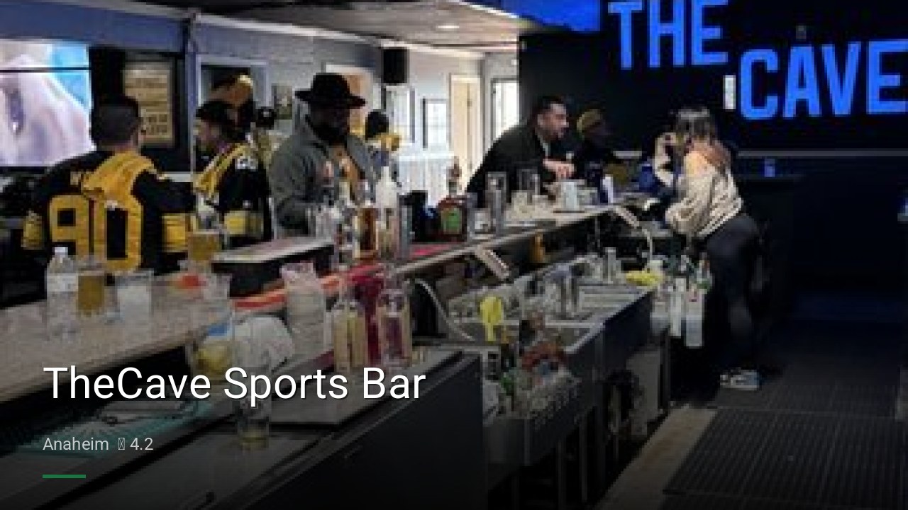 TheCave Sports Bar - Sports Bars in Anaheim