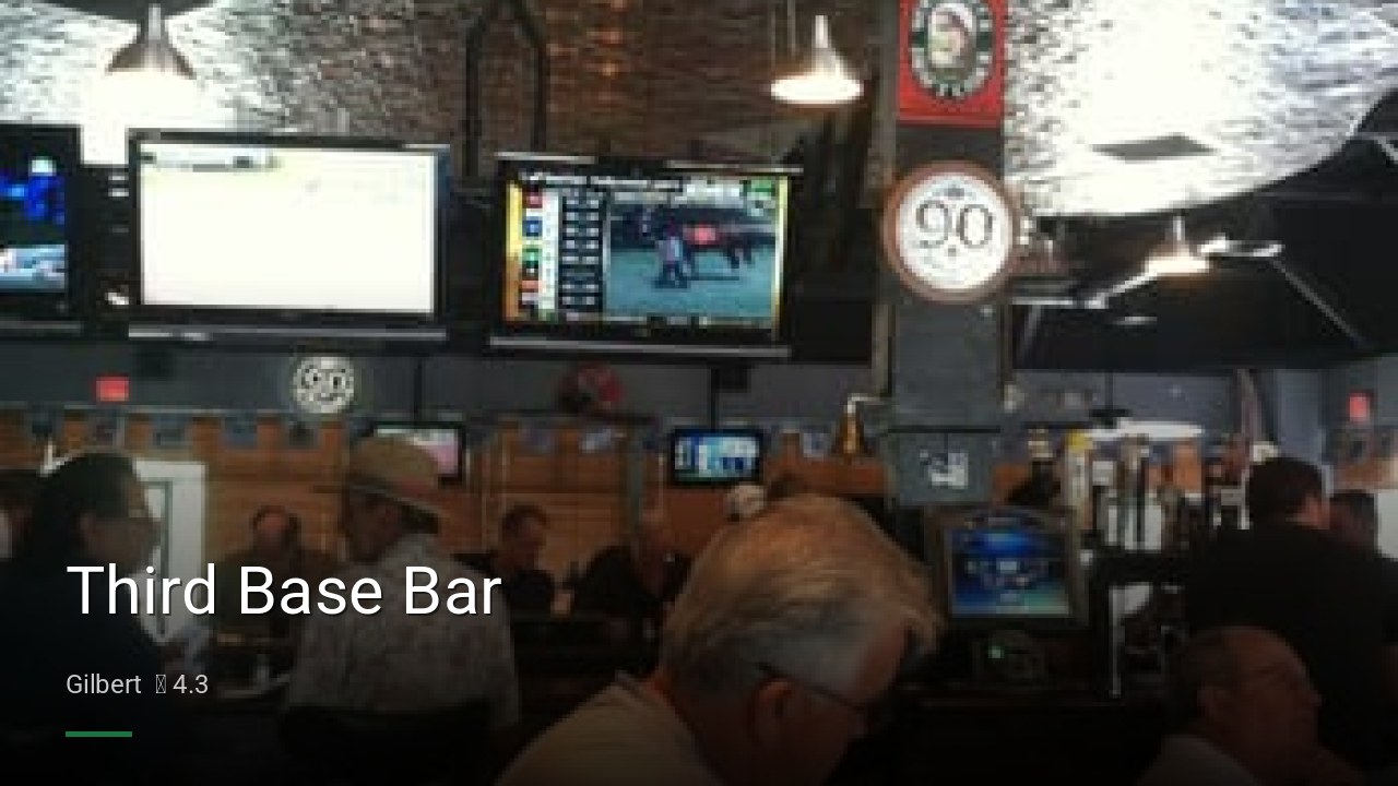 Third Base Bar - Sports Bars in Gilbert