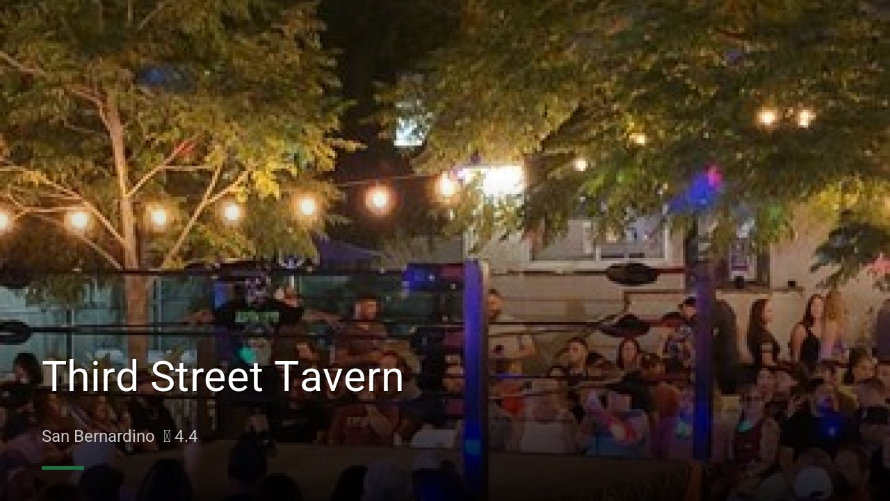 Third Street Tavern - Sports Bars in San Bernardino