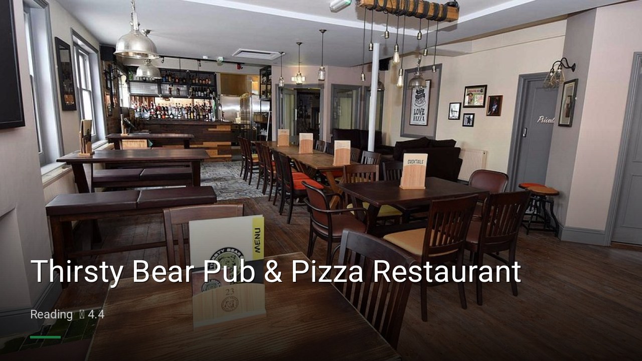 Thirsty Bear Pub & Pizza Restaurant - Sports Bars in Reading
