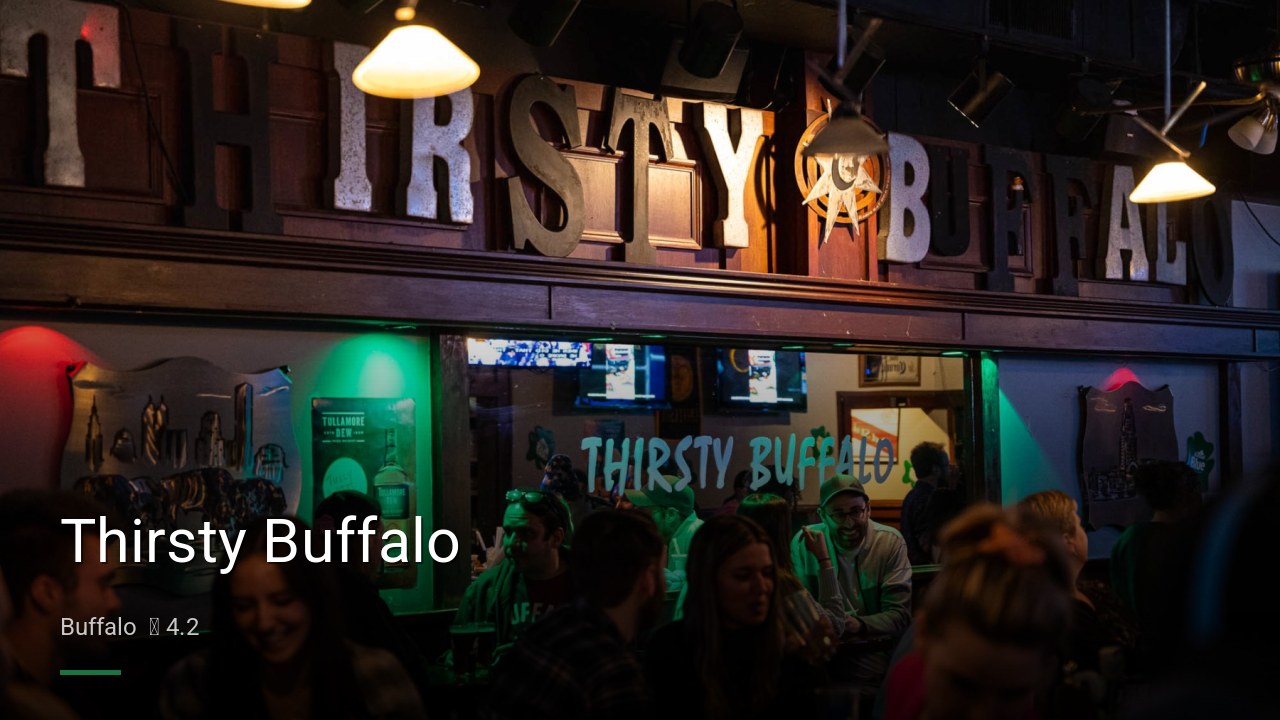 Thirsty Buffalo - Sports Bars in Buffalo