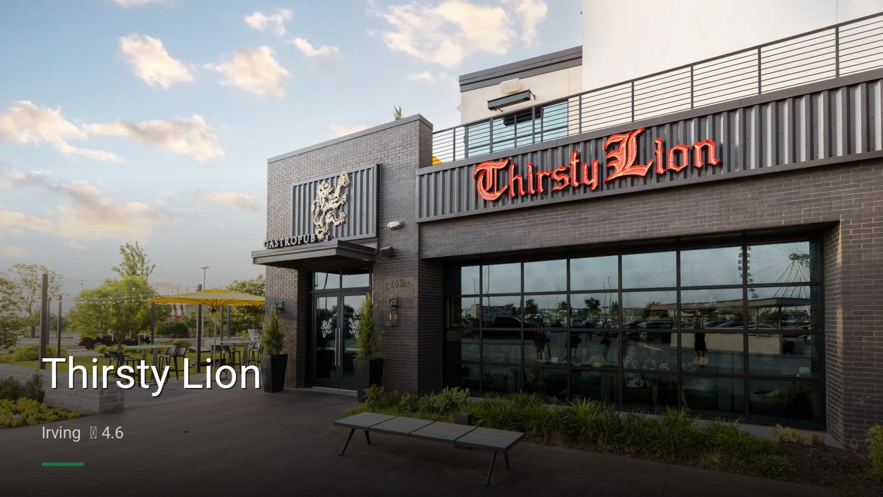 Thirsty Lion - Sports Bars in Irving