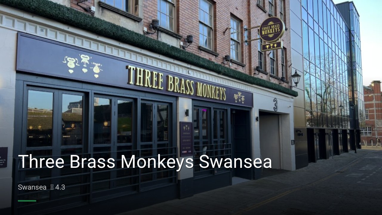 Three Brass Monkeys Swansea - Sports Bars in Swansea