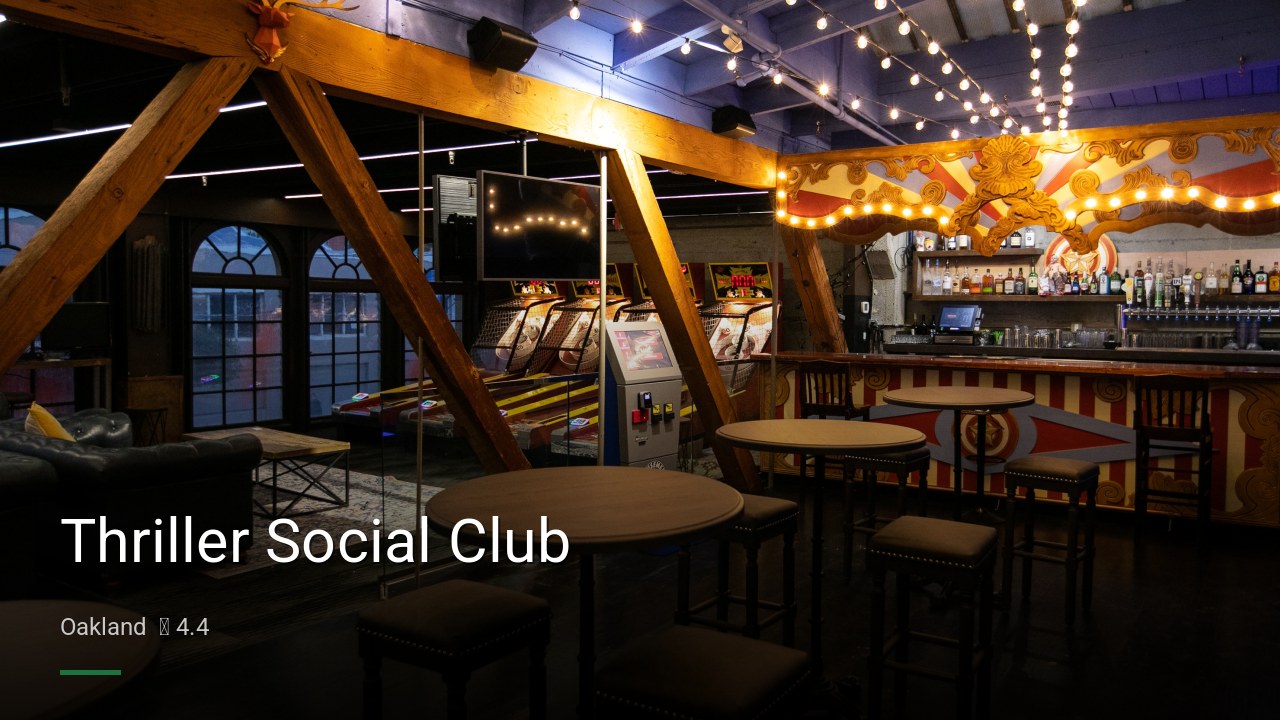 Thriller Social Club - Sports Bars in Oakland