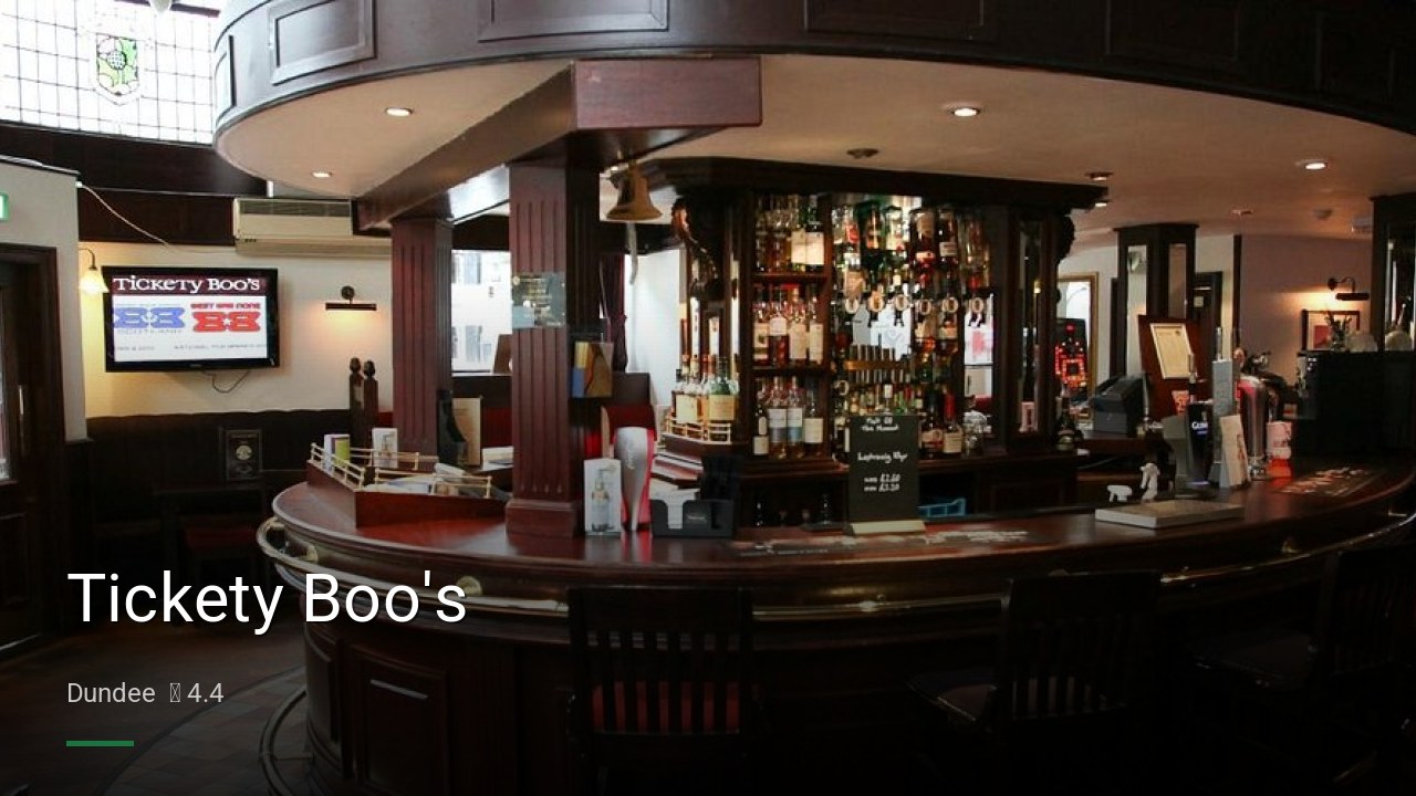 Tickety Boo's - Sports Bars in Dundee