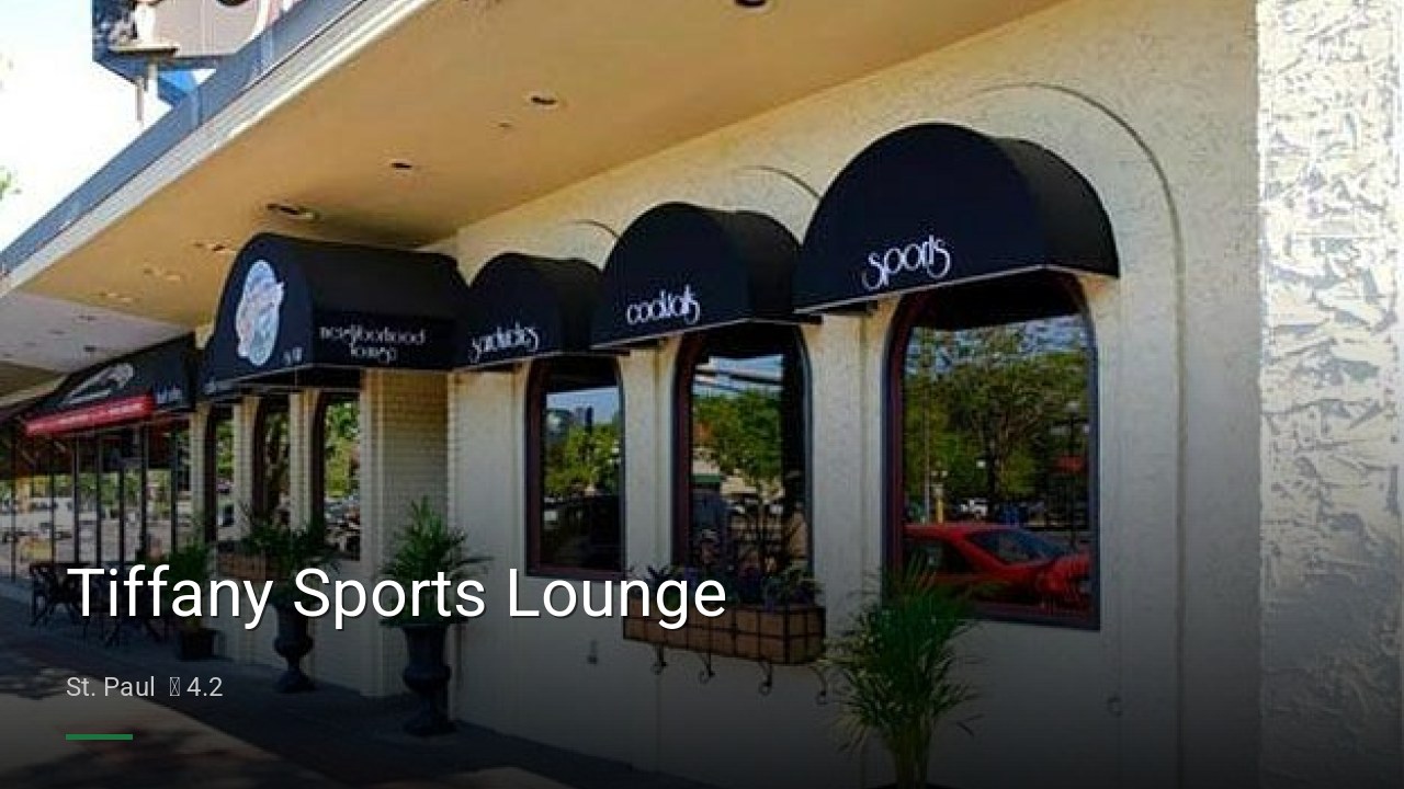 Tiffany Sports Lounge - Sports Bars in St. Paul