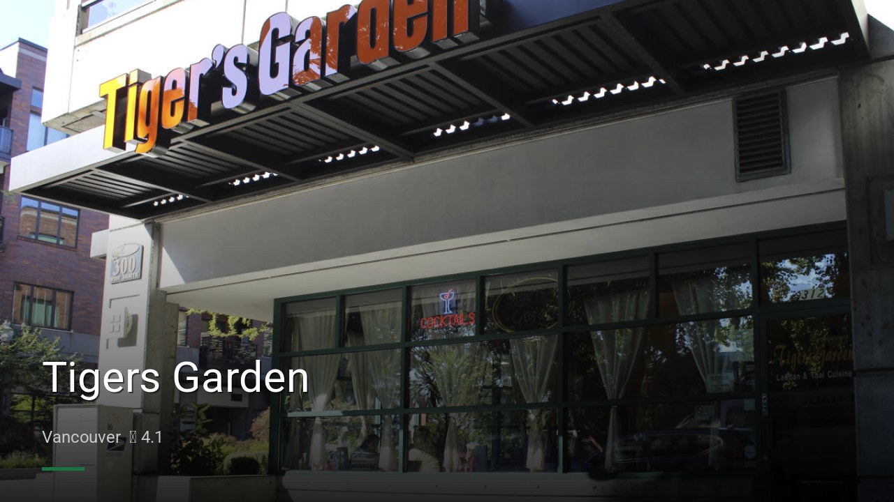 Tigers Garden - Sports Bars in Vancouver