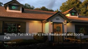 Timothy Patrick’s (TP’s) Irish Restaurant and Sports Pub — Sports bars in Rochester
