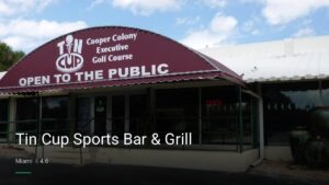 Tin Cup Sports Bar & Grill — Sports bars in Miami