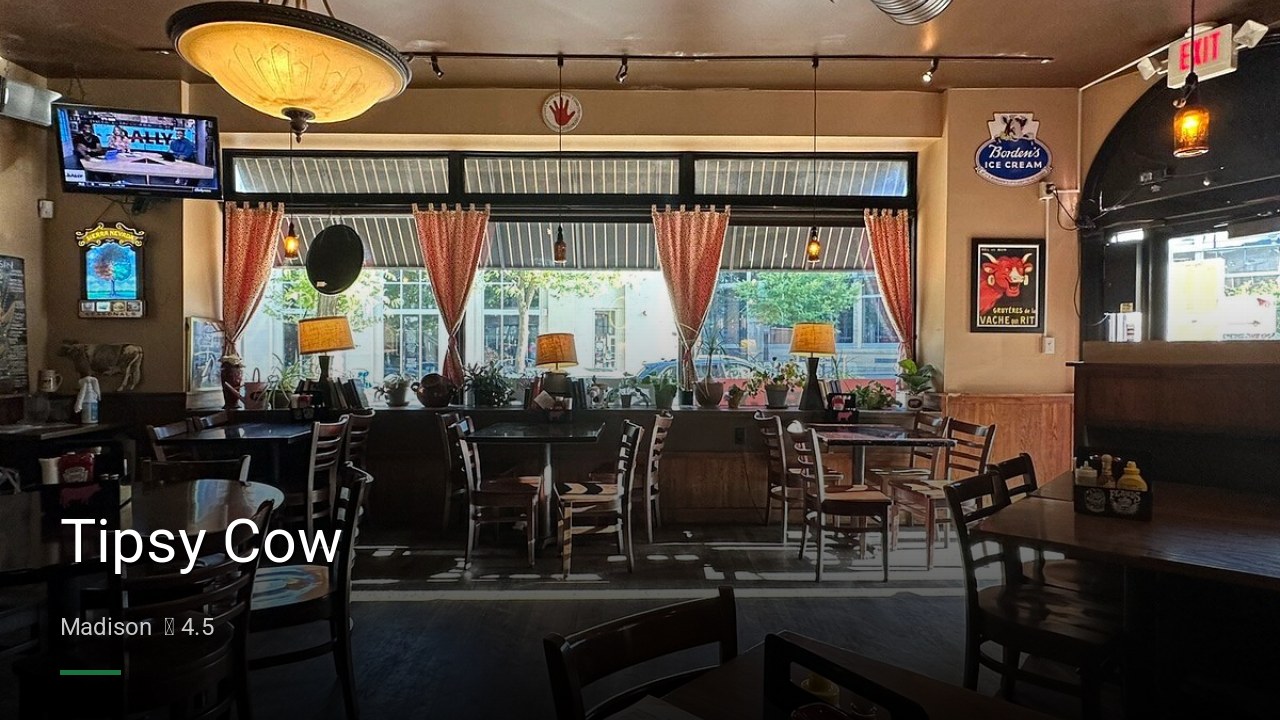 Tipsy Cow - Sports Bars in Madison