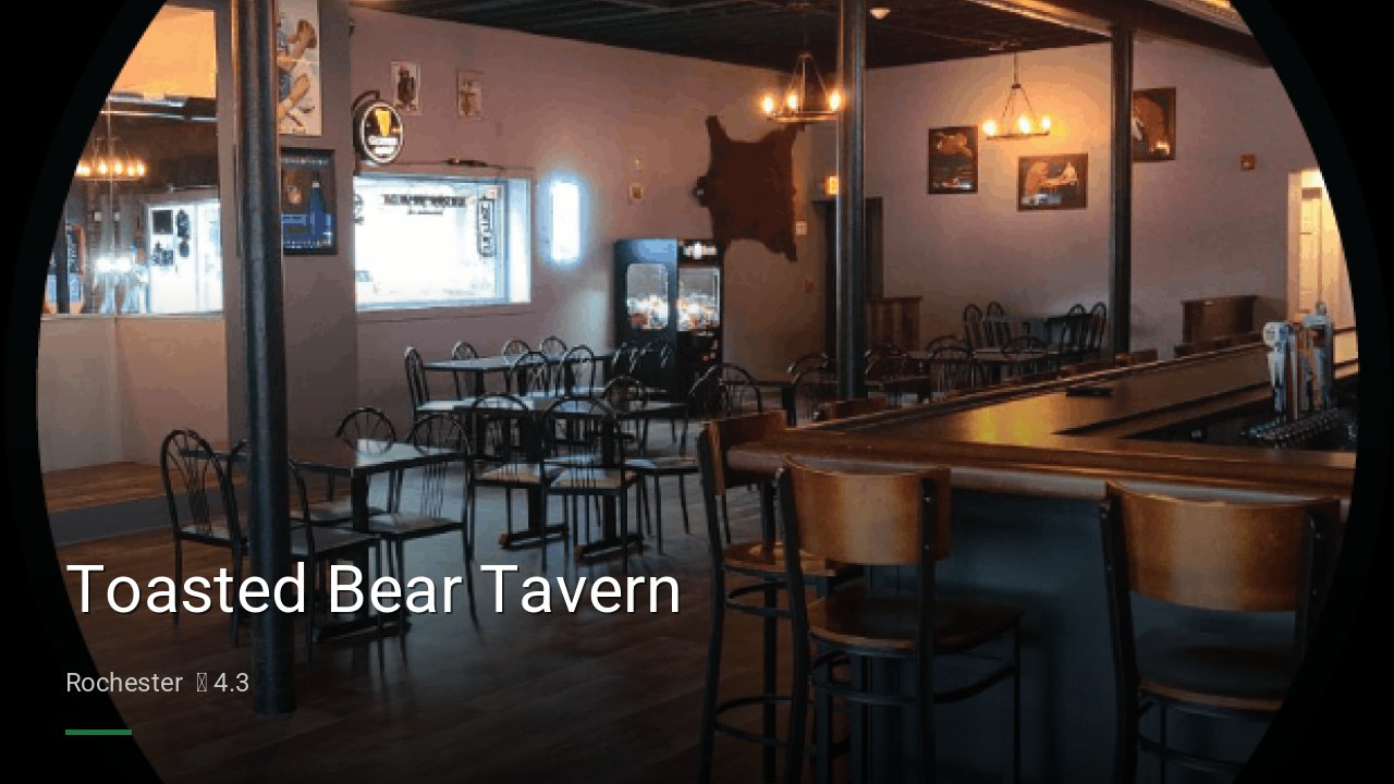 Toasted Bear Tavern - Sports Bars in Rochester
