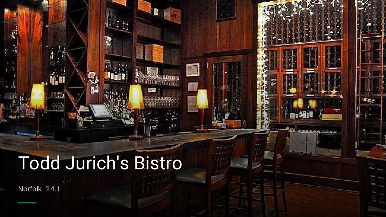 Todd Jurich's Bistro - Sports Bars in Norfolk