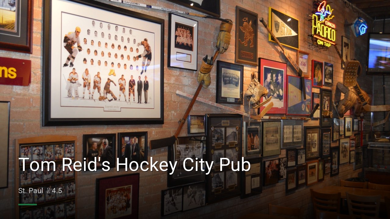 Tom Reid's Hockey City Pub - Sports Bars in St. Paul