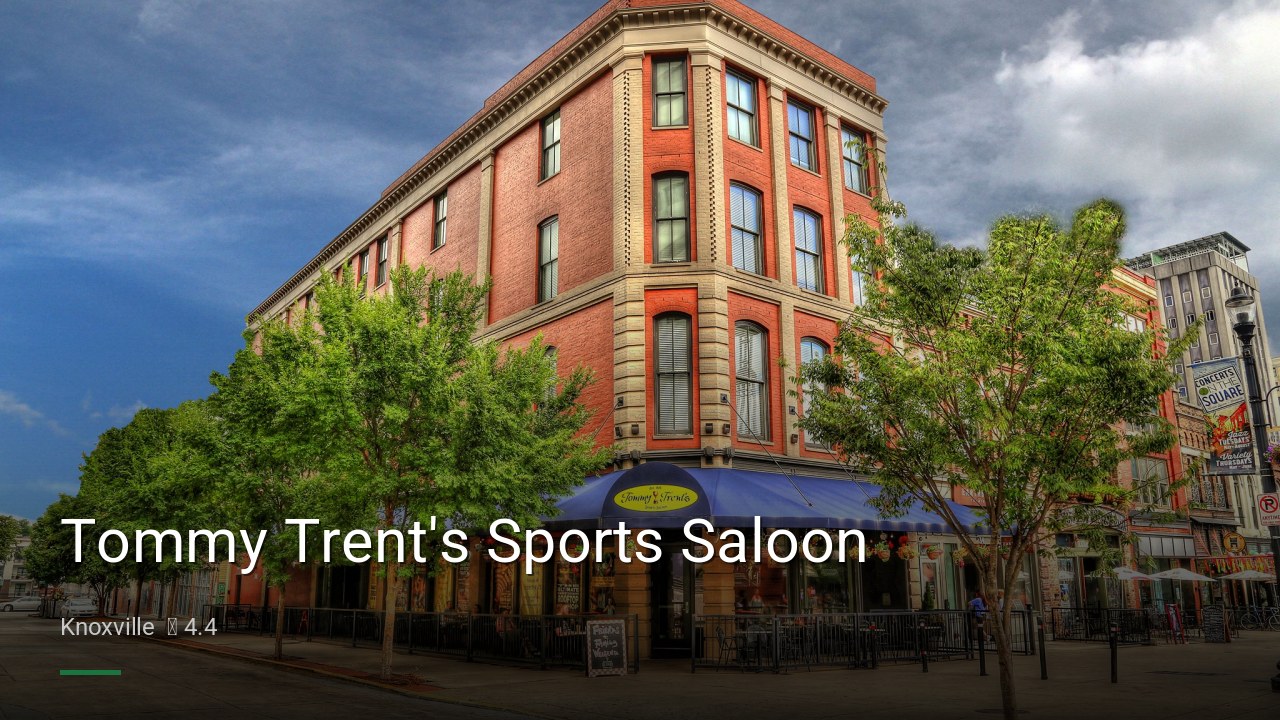 Tommy Trent's Sports Saloon - Sports Bars in Knoxville