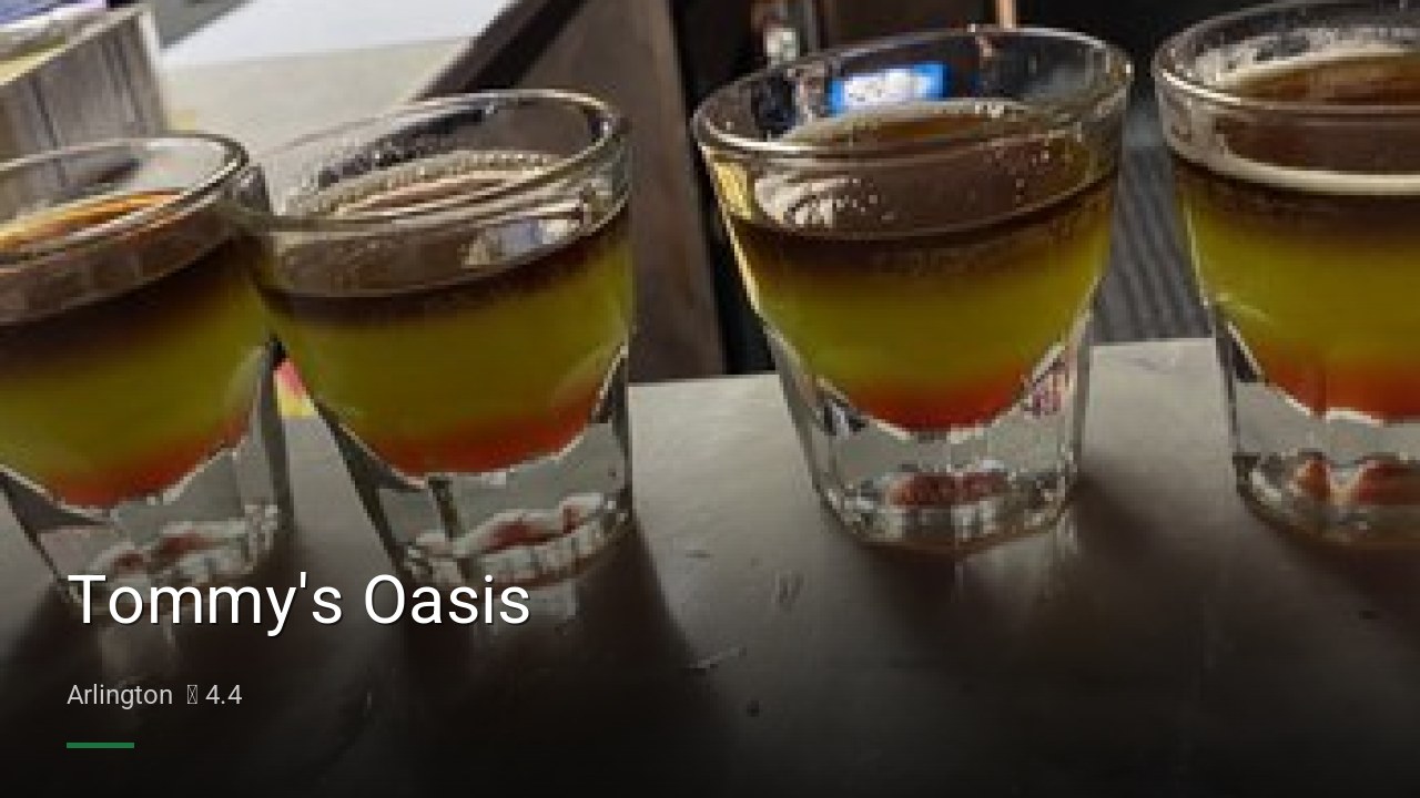 Tommy's Oasis - Sports Bars in Arlington