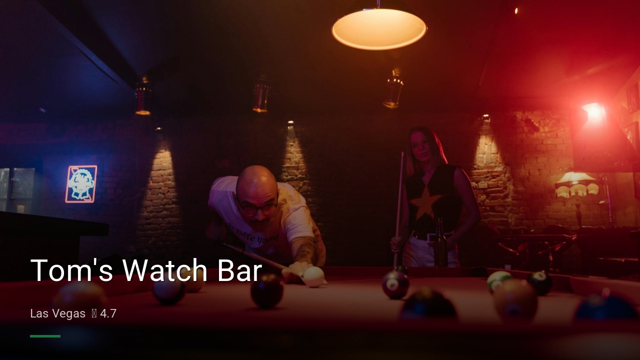 Tom’s Watch Bar — Sports bars in Las Vegas