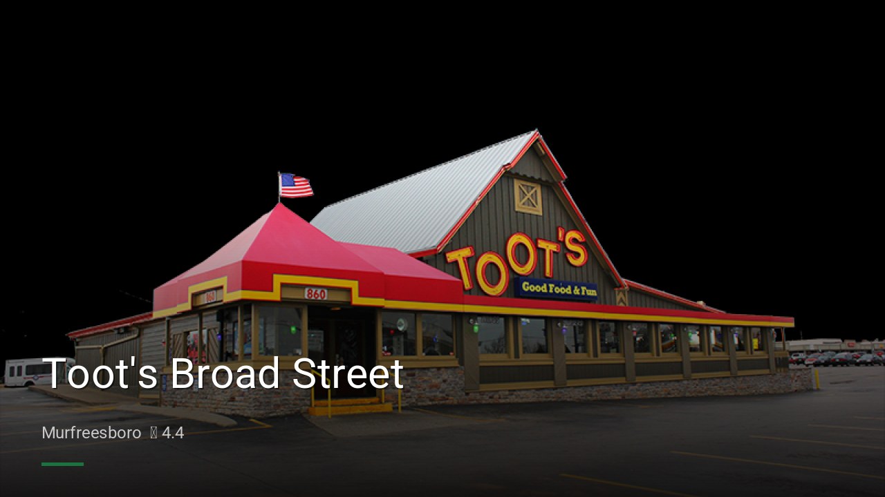 Toot's Broad Street - Sports Bars in Murfreesboro