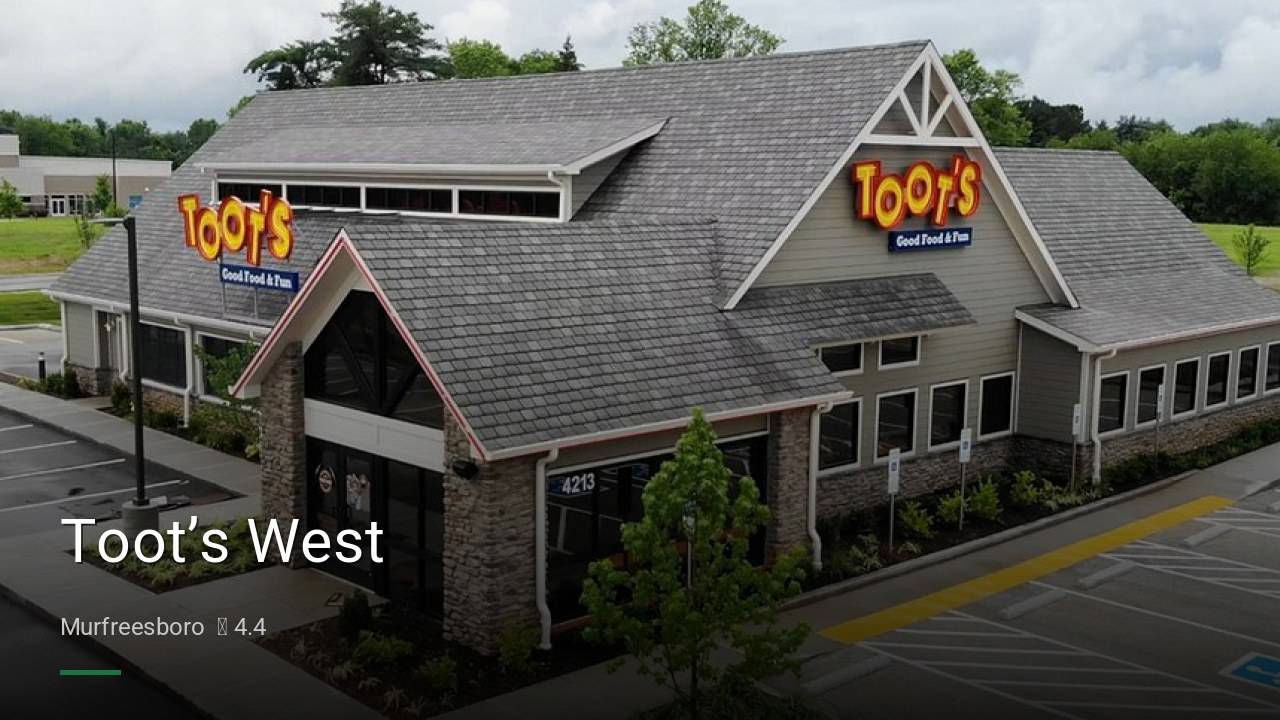 Toot’s West - Sports Bars in Murfreesboro