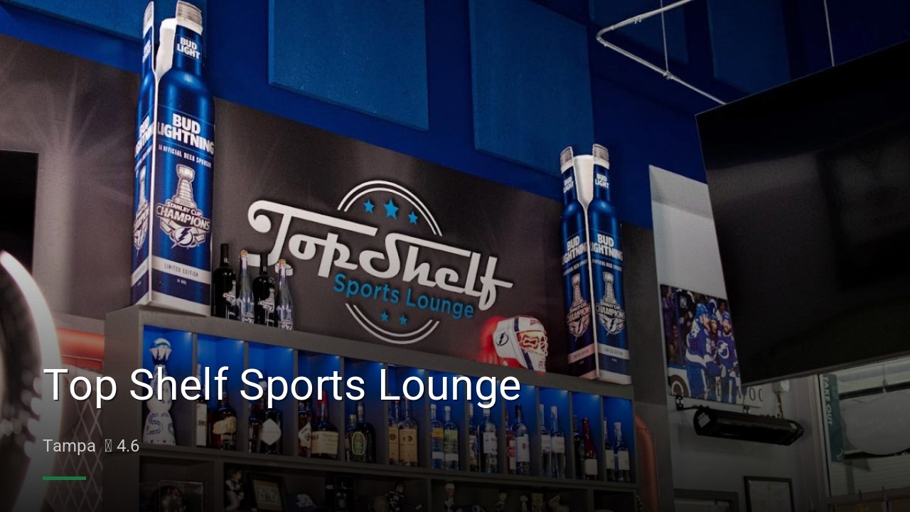 Top Shelf Sports Lounge - Sports Bars in Tampa