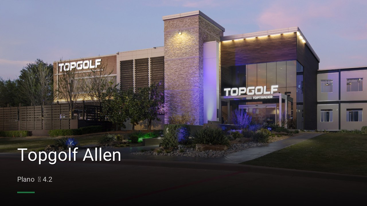 Topgolf Allen - Sports Bars in Plano
