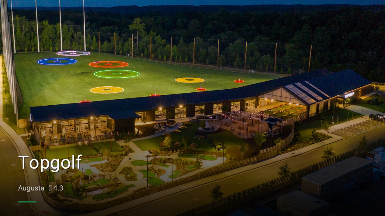 Topgolf - Sports Bars in Augusta