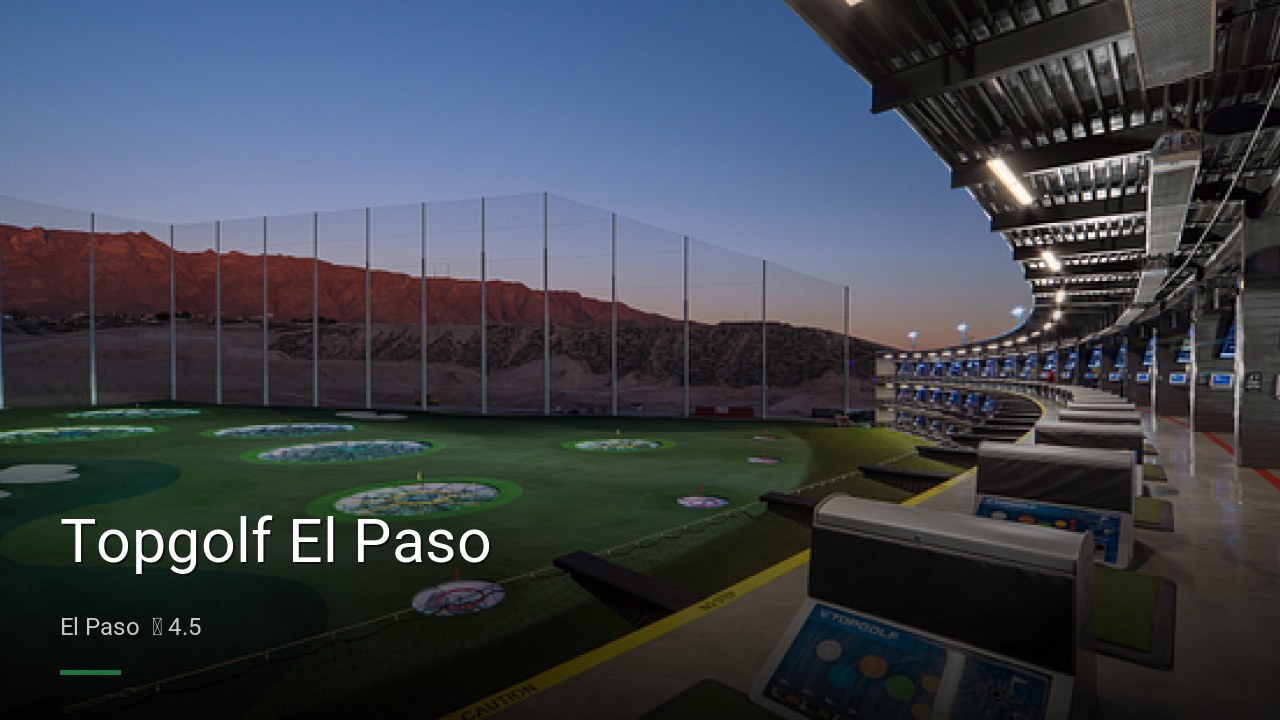 Topgolf El Paso - Sports Bars in El Paso