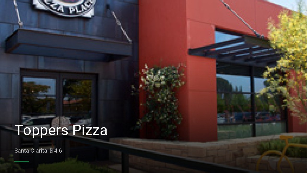 Toppers Pizza - Sports Bars in Santa Clarita
