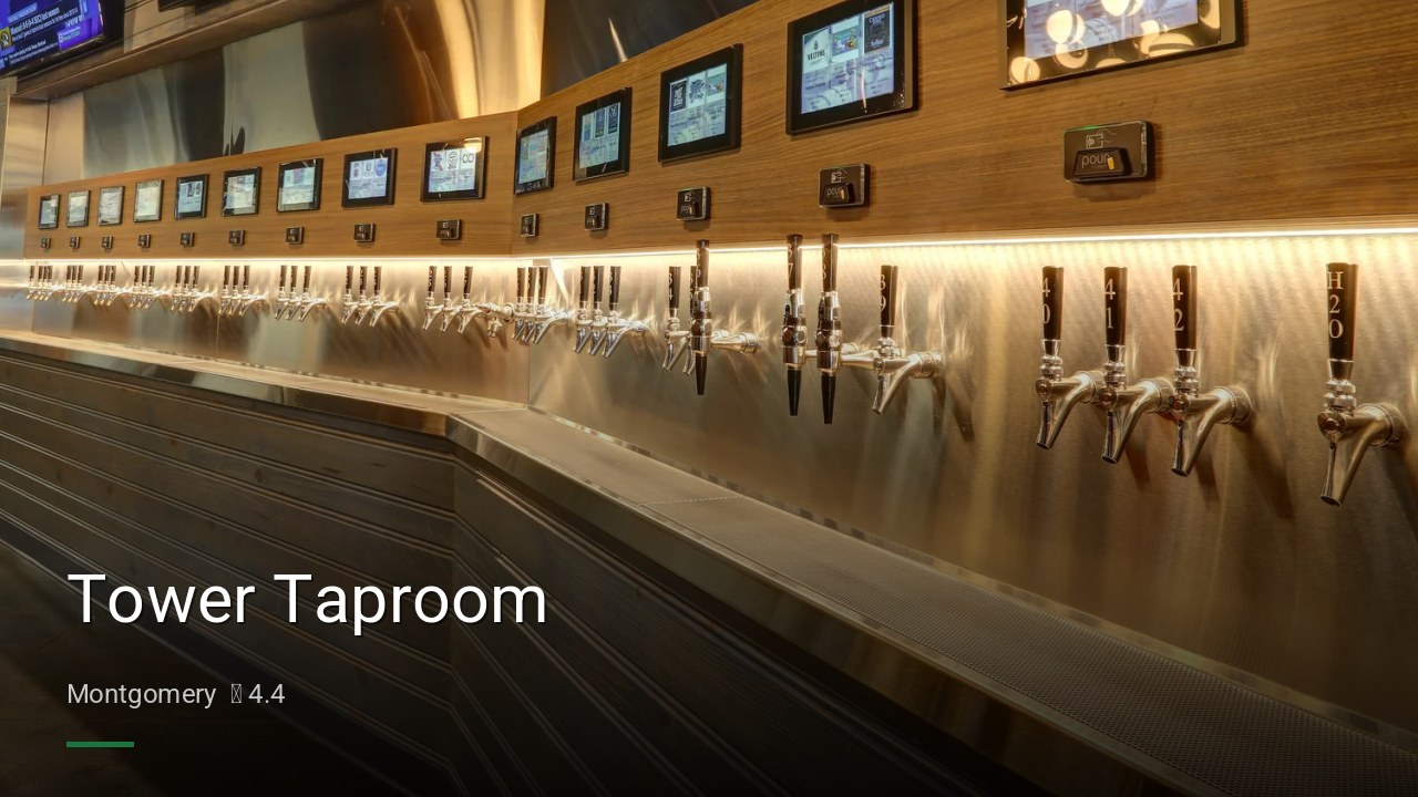 Tower Taproom - Sports Bars in Montgomery