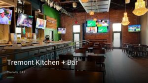 Tremont Kitchen + Bar — Sports bars in Charlotte