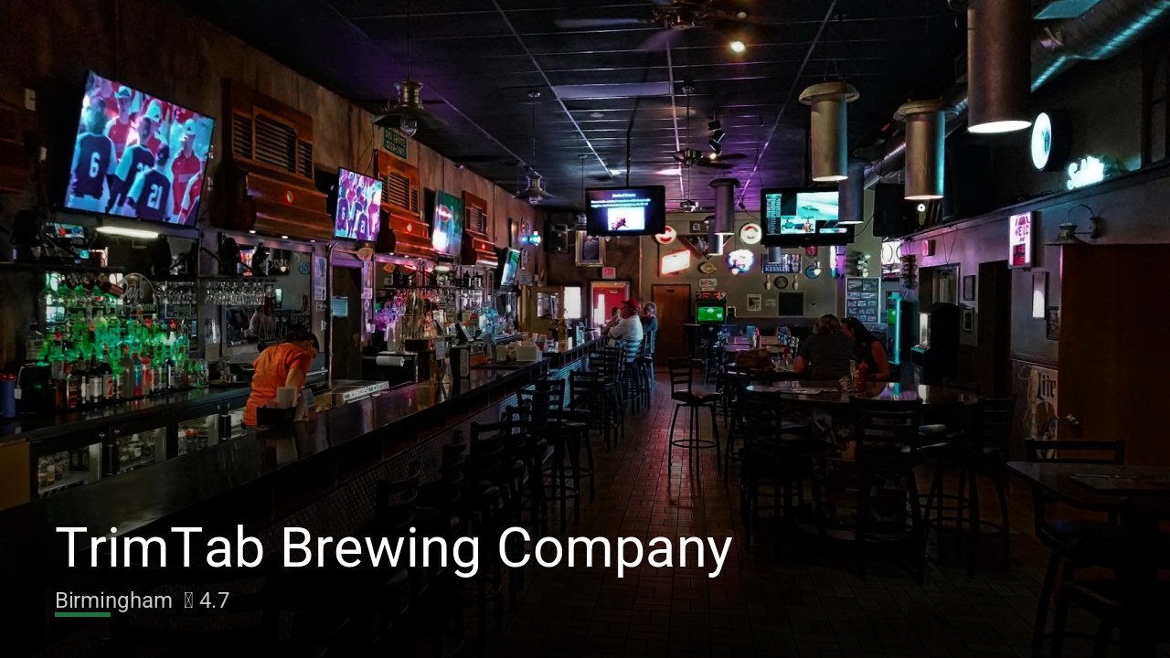 TrimTab Brewing Company — Sports bars in Birmingham
