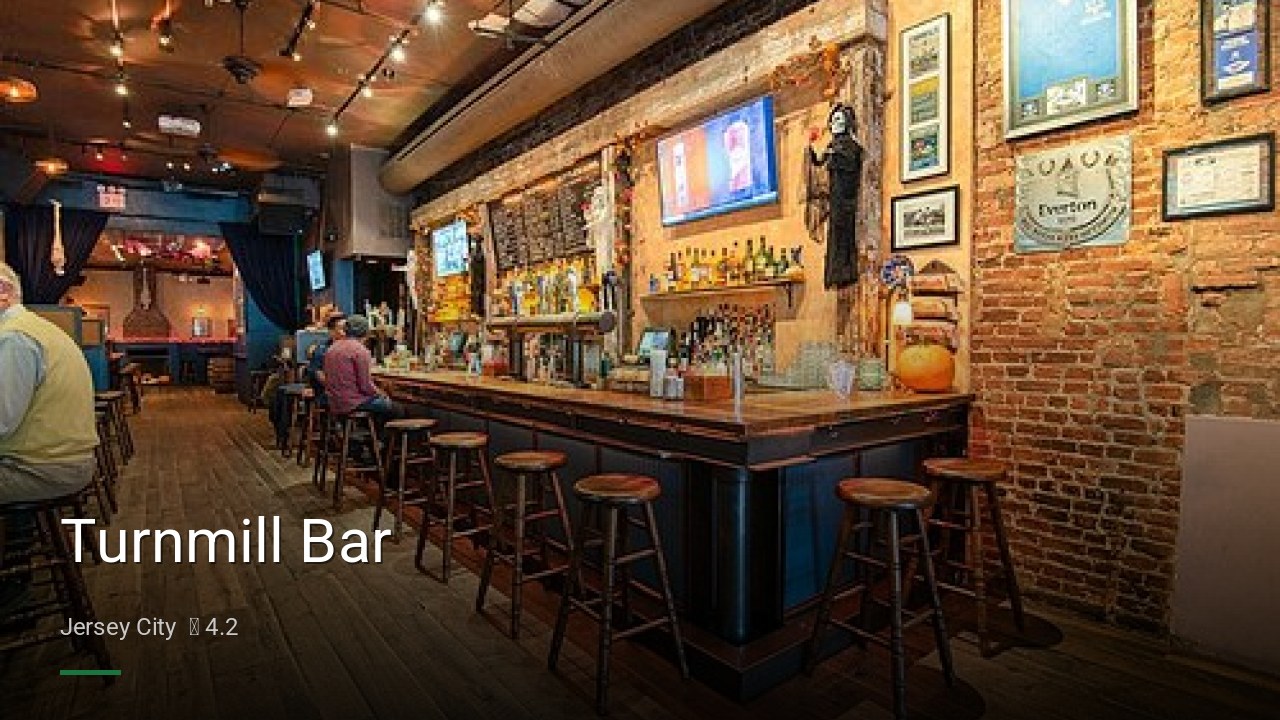 Turnmill Bar - Sports Bars in Jersey City