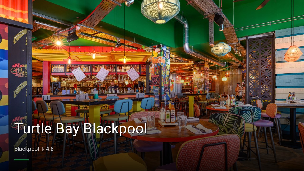 Turtle Bay Blackpool - Sports Bars in Blackpool