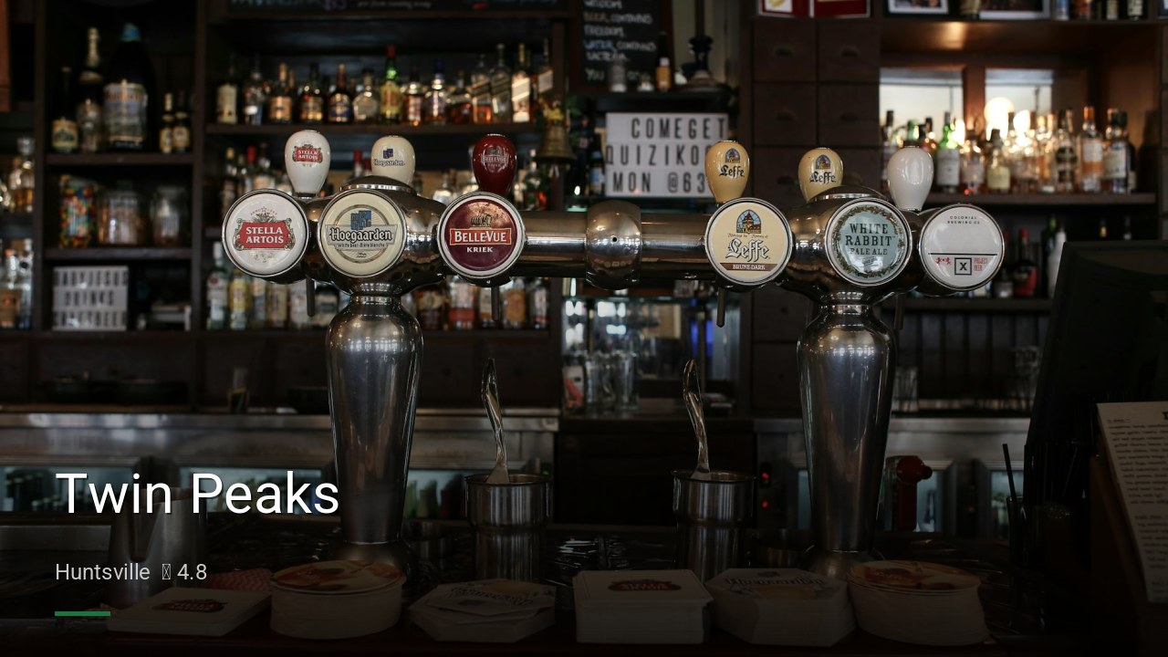 Twin Peaks — Sports bars in Huntsville