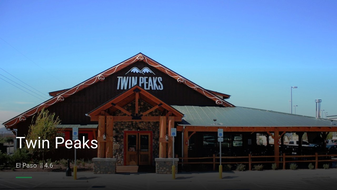 Twin Peaks - Sports Bars in El Paso