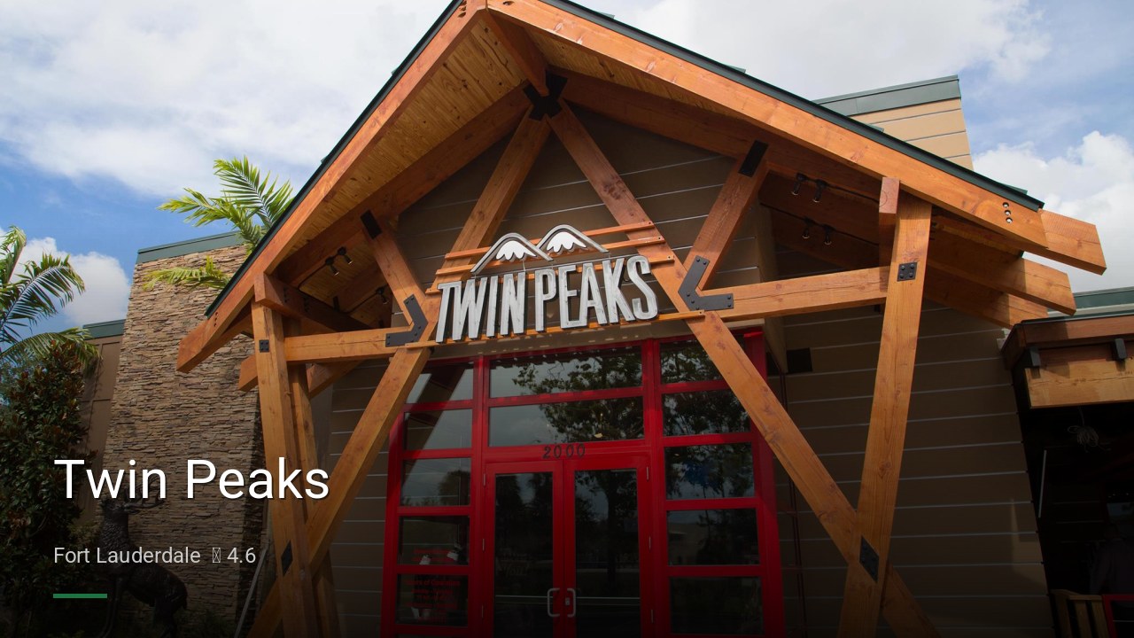 Twin Peaks - Sports Bars in Fort Lauderdale