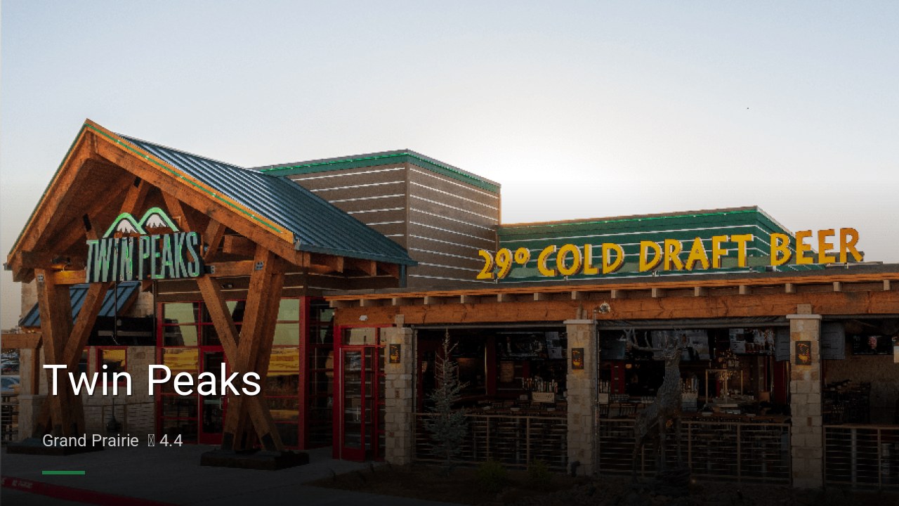 Twin Peaks - Sports Bars in Grand Prairie