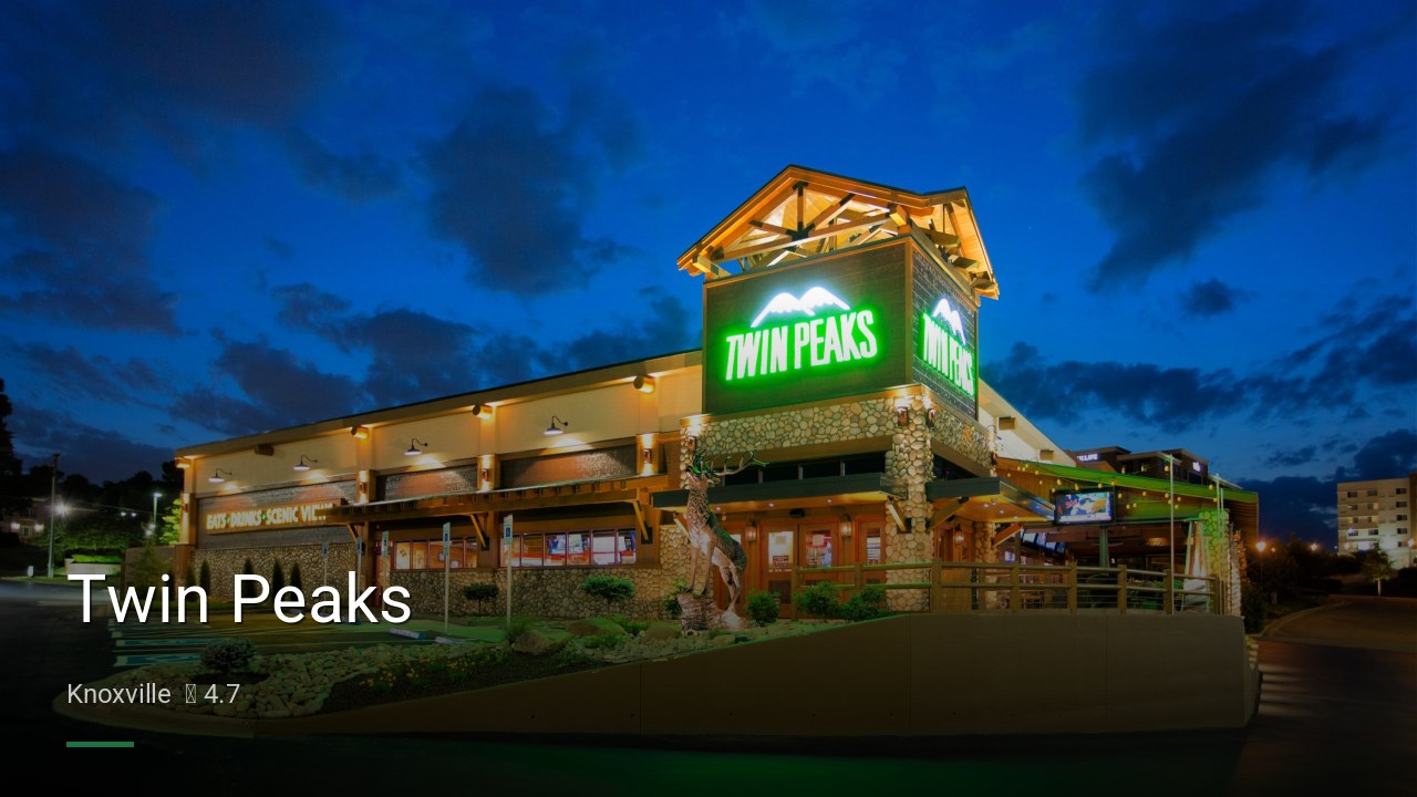 Twin Peaks - Sports Bars in Knoxville