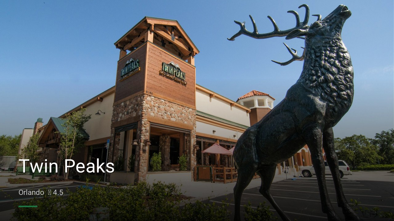 Twin Peaks - Sports Bars in Orlando