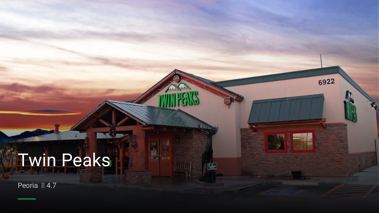 Twin Peaks - Sports Bars in Peoria
