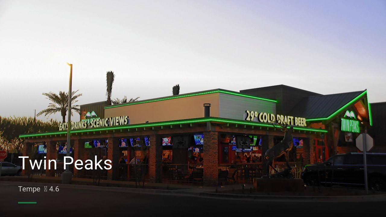 Twin Peaks - Sports Bars in Tempe