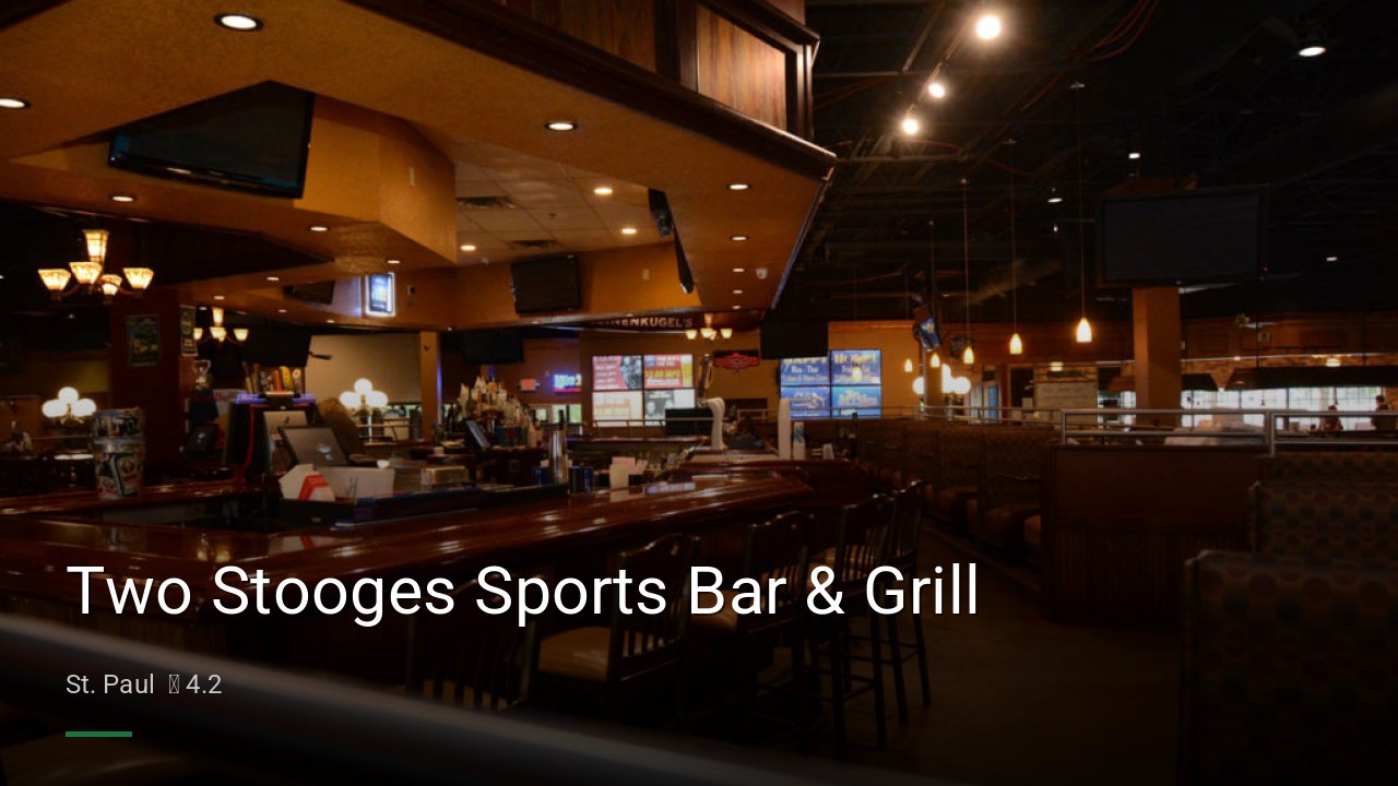 Two Stooges Sports Bar & Grill - Sports Bars in St. Paul