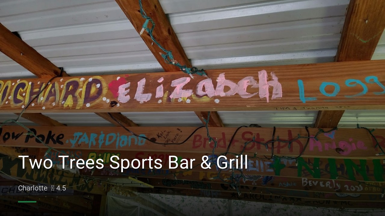 Two Trees Sports Bar & Grill - Sports Bars in Charlotte